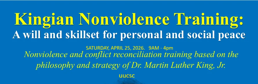 Kingian Nonviolence training BANNER